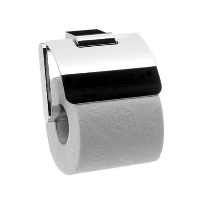 Emco System 2 porte-rouleau de papier toilette avec couvercle chrome