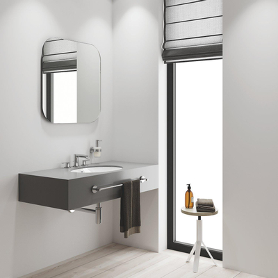 GROHE Eurostyle Cosmopolitan 3 gats wastafelkraan met waste chroom OUTLET