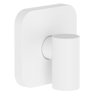 Hansgrohe Fixfit Fine Coude mural - sans clapet anti-retour - blanc mat