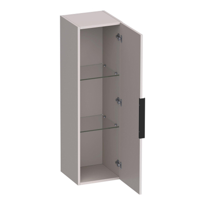 BRAUER Elevate badkamerkast - 120x35x35cm - excl.opleggreep - 1 deur - links- of rechtsdraaiend - mat zand