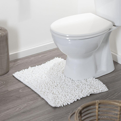 Sealskin Twist Toiletmat Polyester 45x50 cm Wit