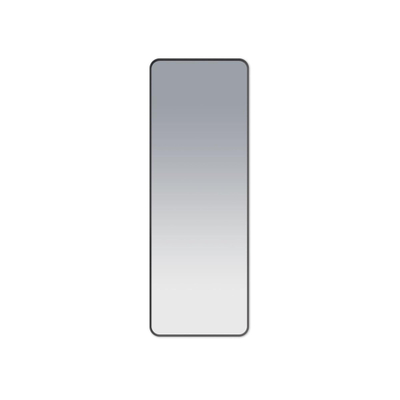 FugaFlow Eccelente Arredo 2.0 Rectangle Miroir rectangulaire 140x50cm arrondi cadre noir mat