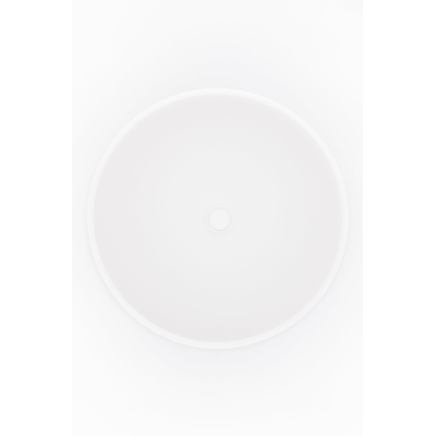 Zeza Element Vasque à poser - 41x41x14cm - solid surface - blanc mat
