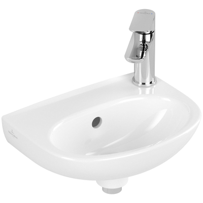 Villeroy & Boch O.novo Fontein - 360 x 275 x 145 mm - glans wit Alpin (wit) - met overloop