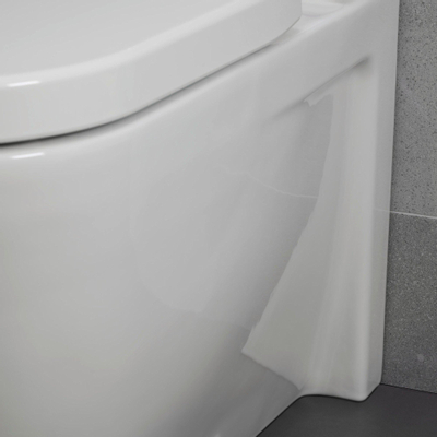 Duravit Starck 2 Wandcloset - 54cm - met spoelrand - diepspoel - verdekte bevestiging - wit