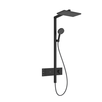 Hansgrohe Raindance alive Showerpipe - 210/340 2jet - thermostaat - mat zwart