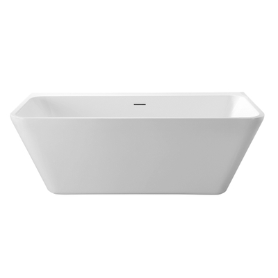 Best Design Silmo baignoire murale semi-autoportante 180x80x60cm