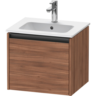 Duravit Ketho.2 meuble sous-lavabo 51x42x44cm adapté pour 1 vasque Panneau de particules Noyer Mat