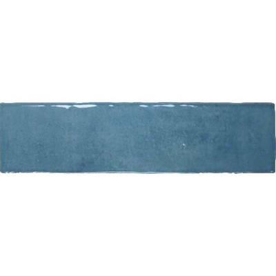 SAMPLE Douglas Jones Atelier Wandtegel 6x25cm 10mm witte scherf Turquoise