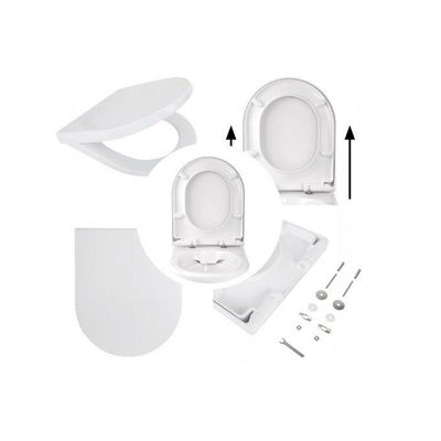 Sanindusa Urby Zitting - softclose - quickrelease - wit OUTLETSTORE