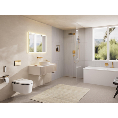 Hansgrohe Raindance alive 125 3 jets EcoSmart ensemble de douche 65cm Bronze brossé (bronze)