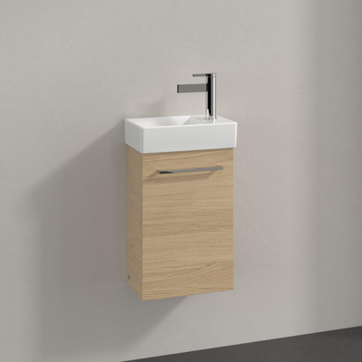 Villeroy & Boch Avento meuble bas sous lavabo - 1 porte 34x51.4x20.2cm - gauche chêne nordique