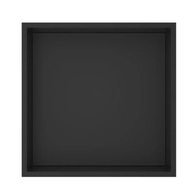 Best Design Moya inbouwnis 30.5x30.5x7cm zwart mat