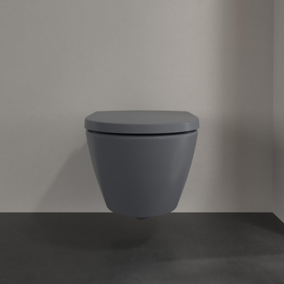 Villeroy & Boch Subway 2.0 wandcloset - 56cm directflush - diepspoel CeramicPlus - Graphite (mat grijs)