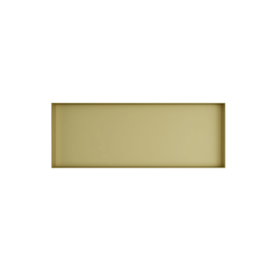 Hotbath &MORE Inbouwbox of inbouwnis - 30x80x10 - frameless - PVD - geborsteld messing (goud)