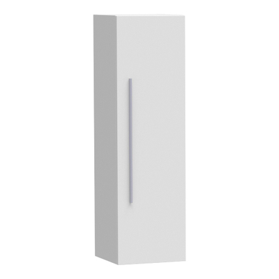 BRAUER EX Armoire colonne - 120x35x35cm - 1 porte à droite - sans poignée - MDF - blanc mat