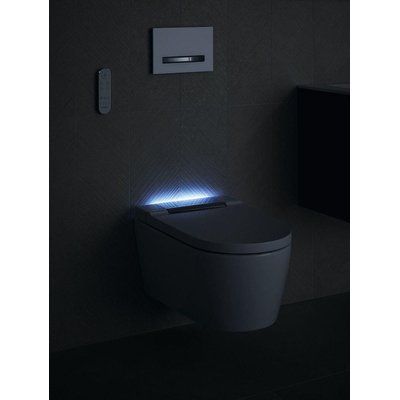 Geberit AquaClean Sela Douche Wc - 37.5x56.5cm - softclose - keratect - alpine - glans wit