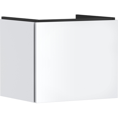 Hansgrohe Xilesa E Meuble sous-lavabo - 58x47cm - 1 tiroir - blanc mat