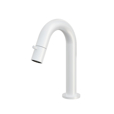 Hotbath Cobber Fonteinkraan - opbouw - u-uitloop - 11.8cm - mat wit