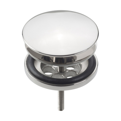 Clou Pollux bouchon avec capot de recouvrement non obturable inox Chrome