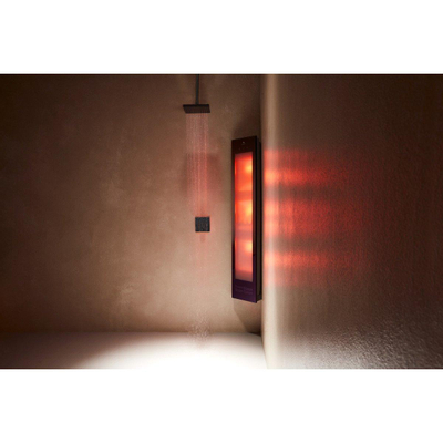 Sunshower Combi Black Appareil encastrable UV et infrarouge 29x144x22,8cm corps entier 2000 watts noir/aluminium