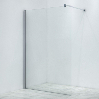 Saniclass Bellini inloopdouche - 180x200cm - helder glas - chroom - WR180-C/C Sawiday.be
