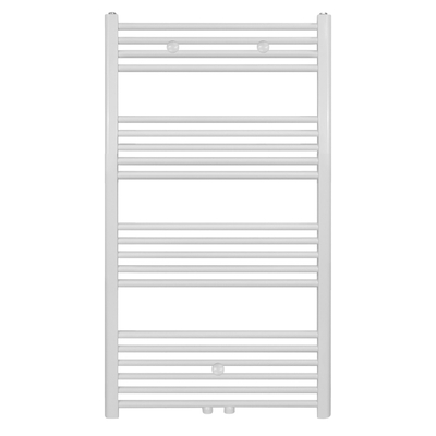 Belrad Radiateur porte-serviettes - raccordement central - 1200X600mm - 616Watt - Blanc