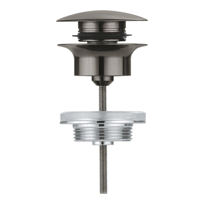 Grohe Afvoergarnituur - push-open - brushed hard graphite (antraciet)