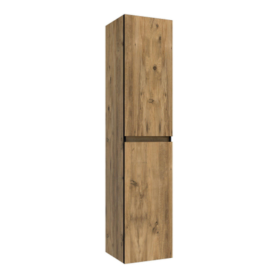 BRAUER Joy Edge Armoire de salle de bains - 160x35x35cm - 2 portes - ouverture à gauche ou à droite - sans poignée - Chateau