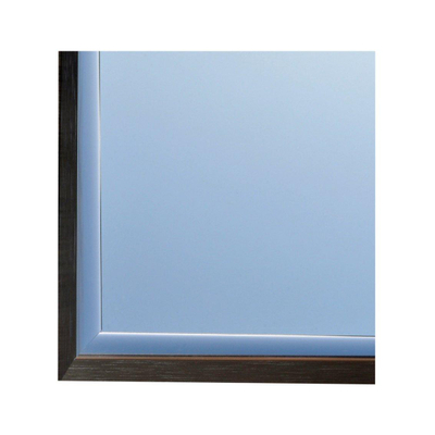Sanicare Qmirrors Miroir avec encadrement chrome 80x65x2cm