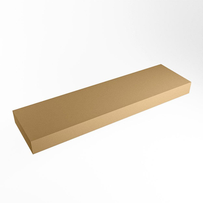 Mondiaz TOP 23 Vrijhangend Topblad - 150x23.5x12cm - geschikt voor waskom - Solid surface - Oro