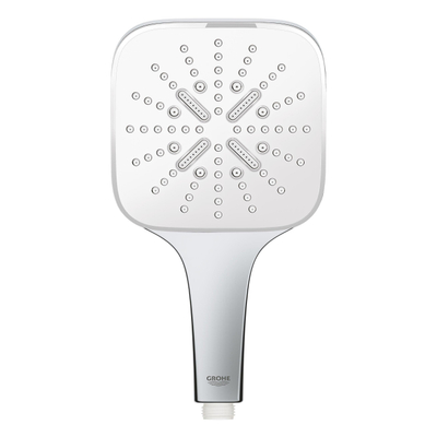 Grohe QuickFix Vitalio Handdouche - 13cm - vierkant - 3 straalsoorten - chroom