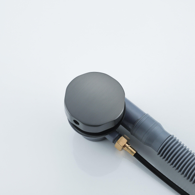 FugaFlow Eccelente Acces Combiné de vidage de baignoire - commande rotative - version allongée - gunmetal