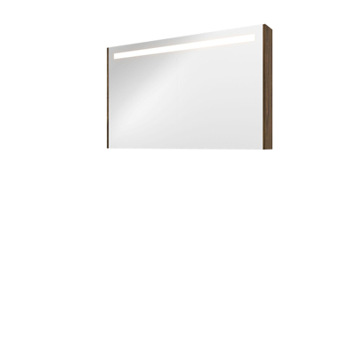 Proline Spiegelkast Premium met geintegreerde LED verlichting, 2 deuren 120x14x74cm Cabana oak