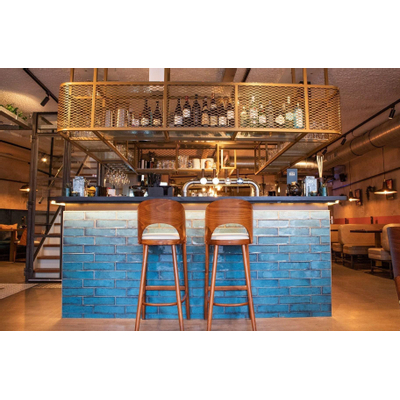 ÉCHANTILLON Cifre Cerámica Carreau mural Alchimia Blue Vintage Brillant Bleu