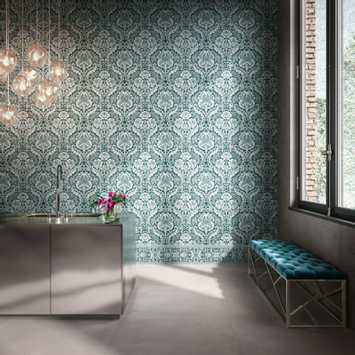 Ceralto Spectra Bande décorative - 60x120cm - 10.0mm - rectifié - Tian emerald