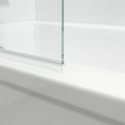 Saniclass Neptune Pare-bain rotatif 80x150cm verre de sécurité 6mm anti-calcaire chrome
