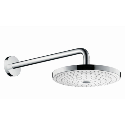 Hansgrohe Raindance select s240 pomme de douche 2jets avec bras de douche blanc-chrome