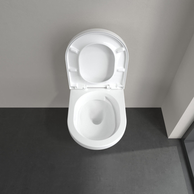Villeroy & Boch Architectura Wandcloset - 53cm - spoelrandloos - diepspoel Twistflush anti bacterieel CeramicPlus - glans wit