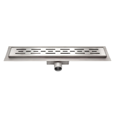 Aloni Caniveau de douche - 70x11cm - Acier inoxydable
