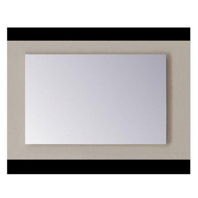 Sanicare Q-mirrors miroir – carré – 60 x 60 cm – sans éclairage – Aluminium (Argent)
