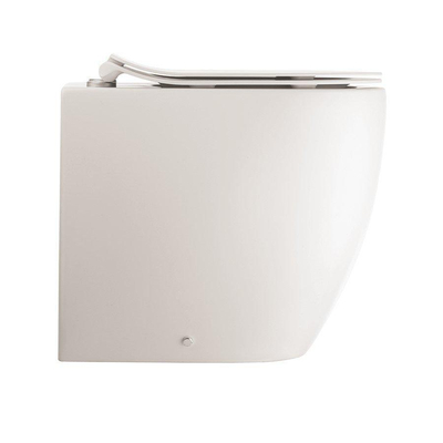 Crosswater Glide II Staand Toilet - 36.5x51x42.5cm - spoelrandloos - zonder zitting - mat wit