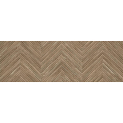 ÉCHANTILLON Terravito Brisano carreau mural - 30x90cm - 10.5mm - Rectangulaire - rectifié - Aspect bois - Brun Mat