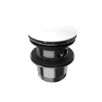 Arcqua Arcqua bonde pop-up baignoire 1 1/2 avec trop-plein brillant blanc