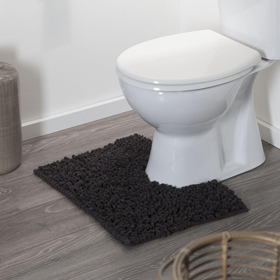 Sealskin Twist Toiletmat Polyester 45x50 cm Antraciet