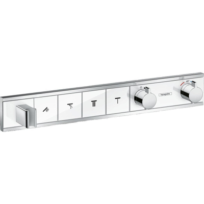 Hansgrohe RainSelect élément de finition pour robinet de douche encastré thermostatique pour 4 fonctions 59.8x90cm blanc/chrome