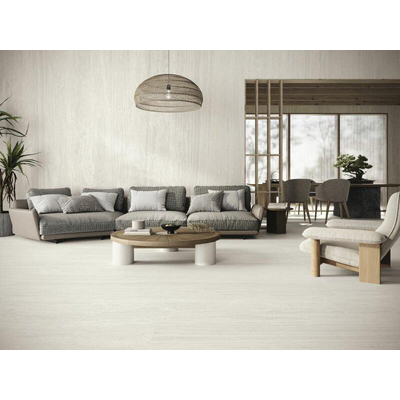 Terravito Dovaro Carrelage sol et mur - 120x120cm - rectifié - blanc mat