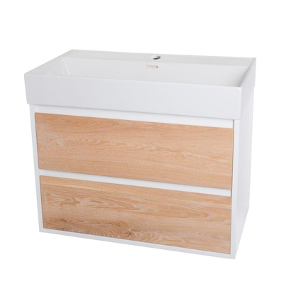 Saniclass Legend Lavabo 80x47x13cm avec 1 trou céramique Blanc