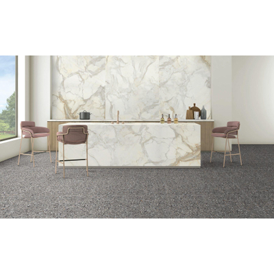 ÉCHANTILLON Terravito Damico Carreau de sol et de mur - 60x120cm - rectifié - mat Anthracite