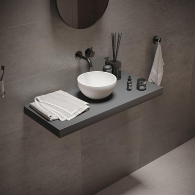 Ideavit Solidmicro lavabo à poser 23x11.5 Solidsurface blanc mat